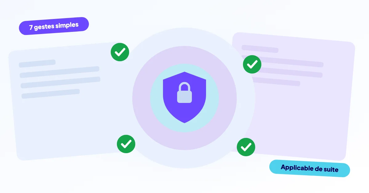 Bouclier avec cadenas symbolisant la sécurité d’un site web pour une petite entreprise